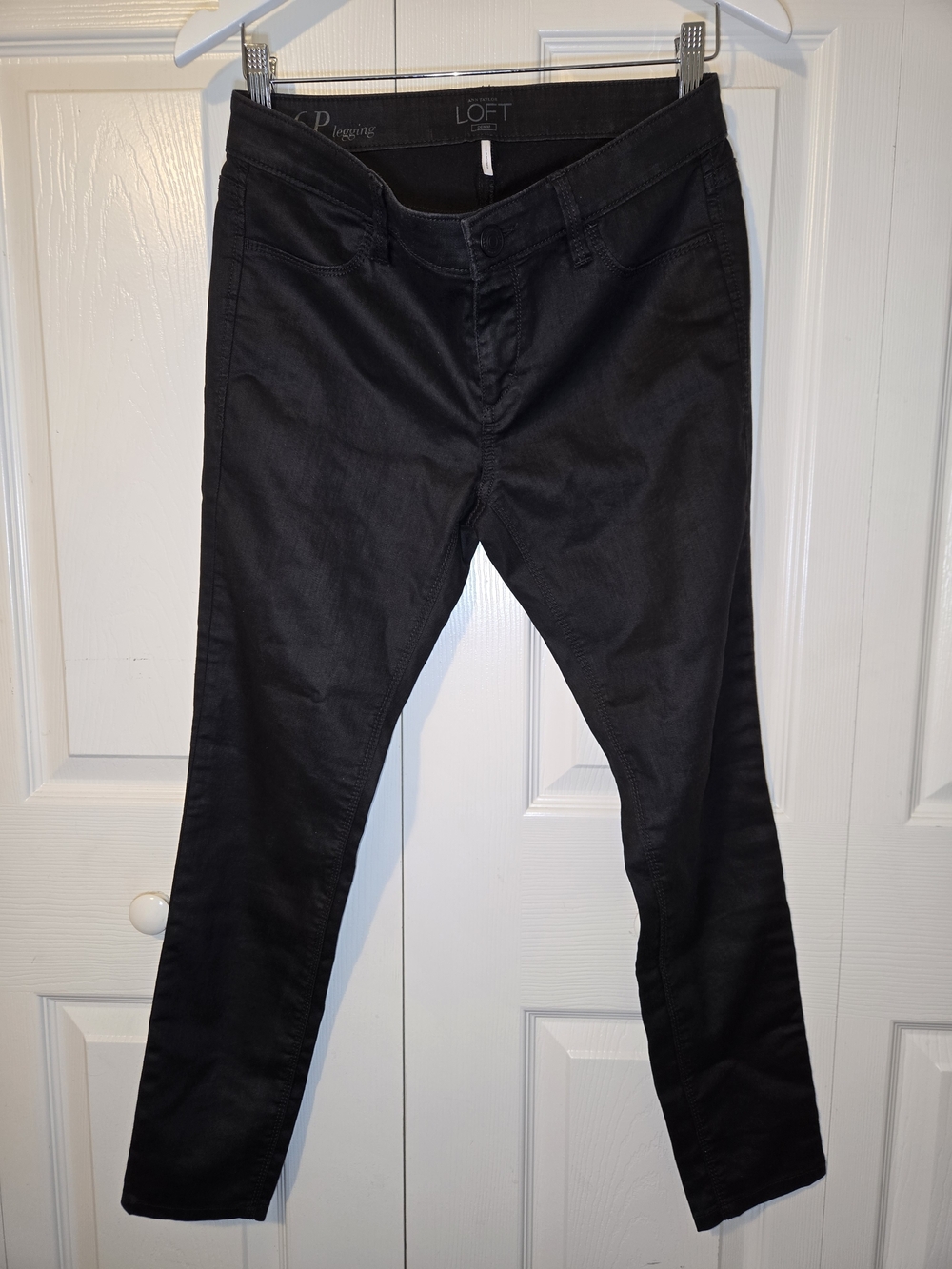 LOFT Black Women's Chinos - Slim Fit